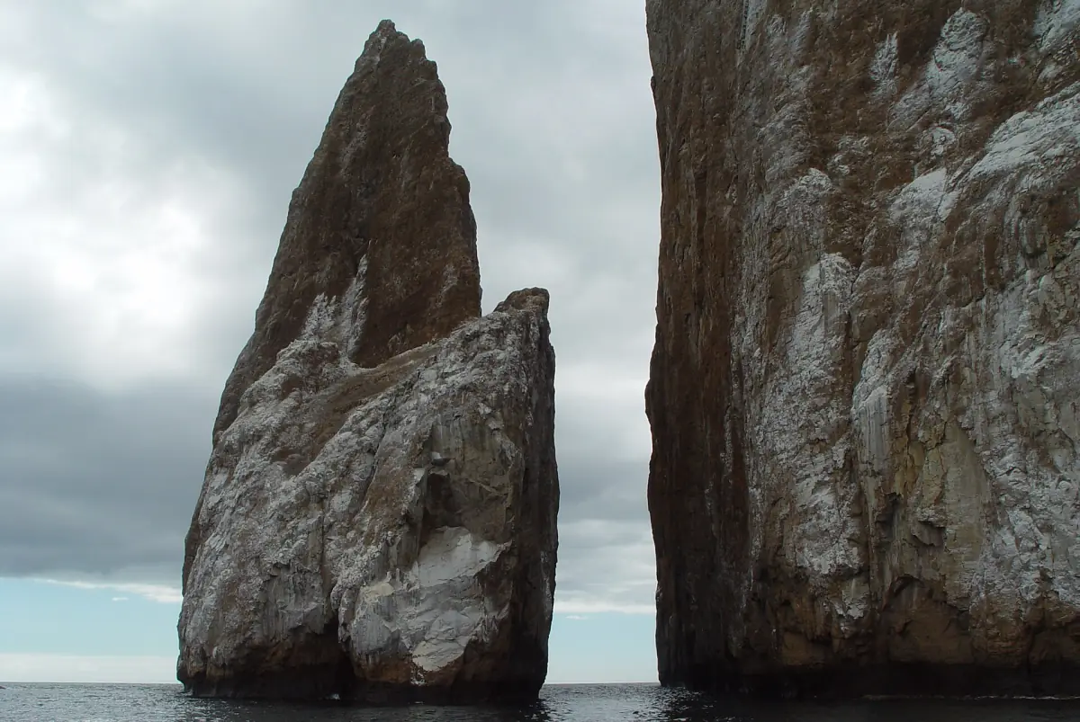 The two rock towers of Kicker Rock